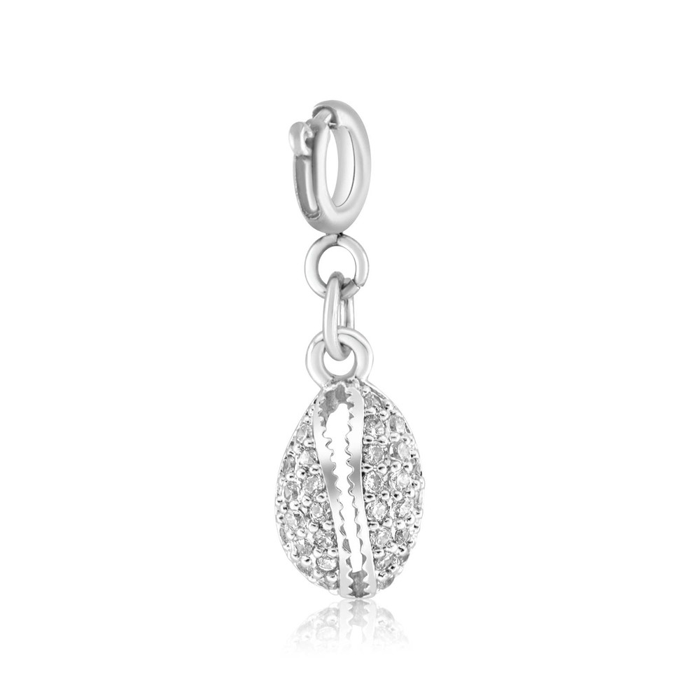 Cubic Zirconia Cowrie Shell